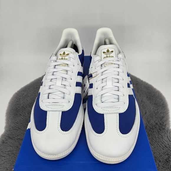 New adidas Samba OG Crystal White Royal Blue Men\'s Shoes Size 12 main image 5